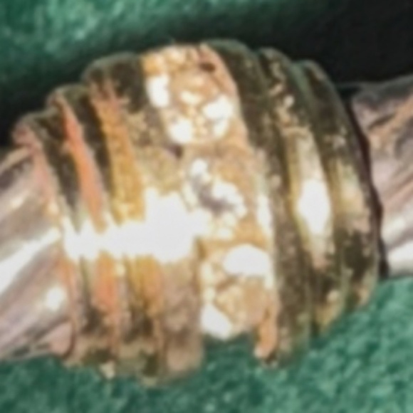 ✨ David Yurman Diamond 5mm Cable Cuff Bracelet — Sterling,18K Gold, Authentic S - Picture 6 of 9